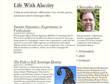 Tablet Screenshot of lifewithalacrity.com